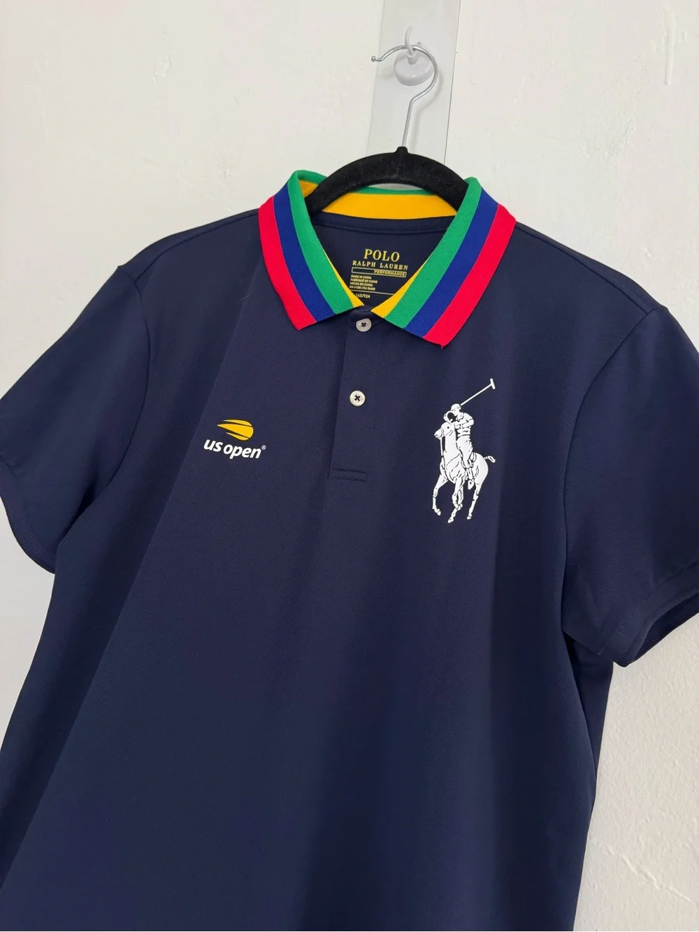 Polo Ralph Lauren Performance US Open Navy Blue Short Sleeve Polo Shirt
